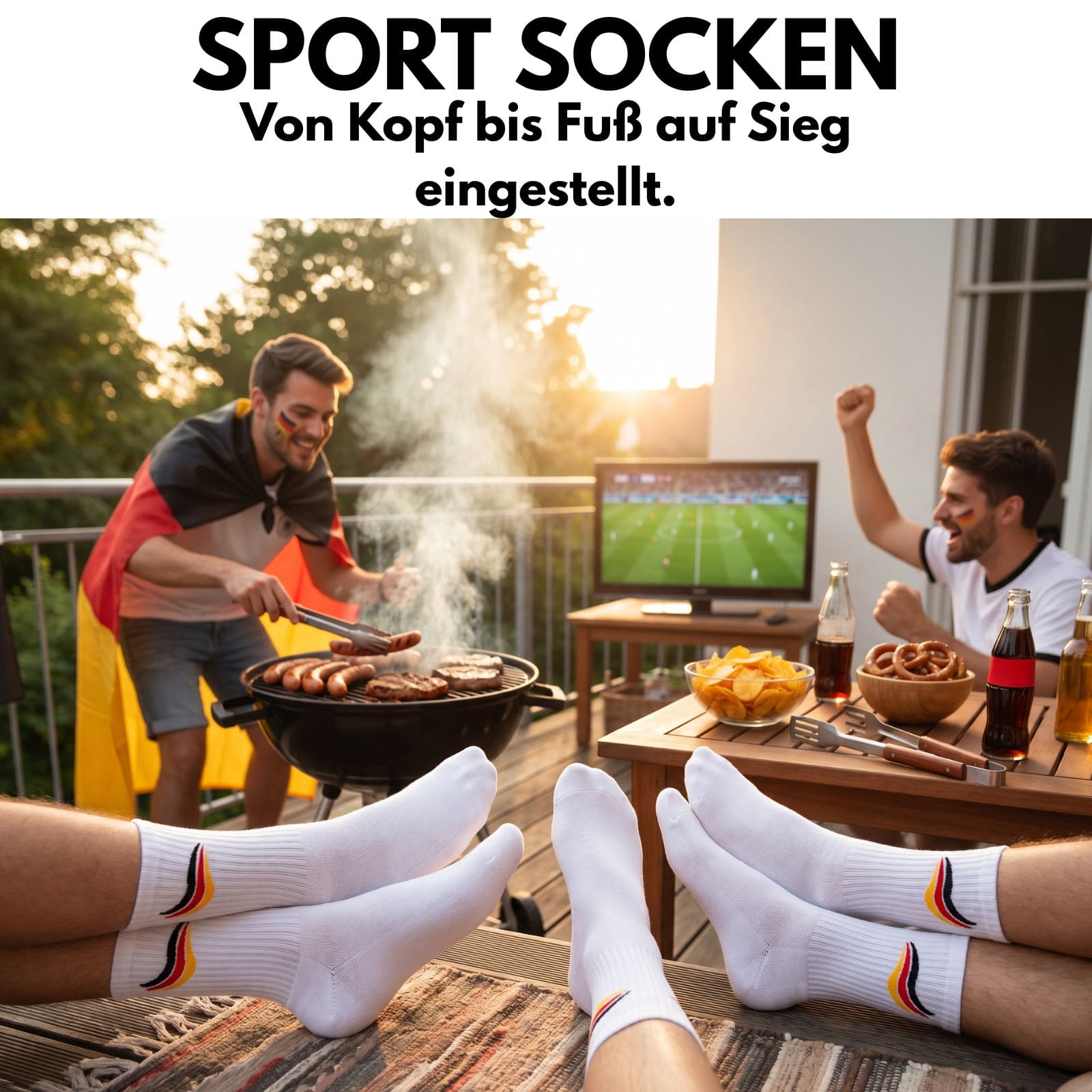 Exclusive Fan-Socken im Deutschlanddesign