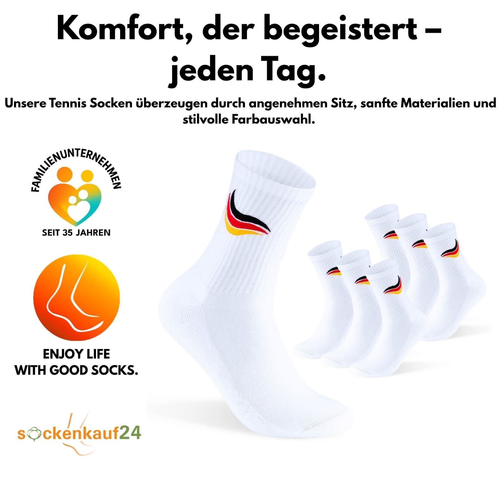 Exclusive Fan-Socken im Deutschlanddesign