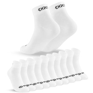 Chiemsee Quartersocken in weiß 10er Packung