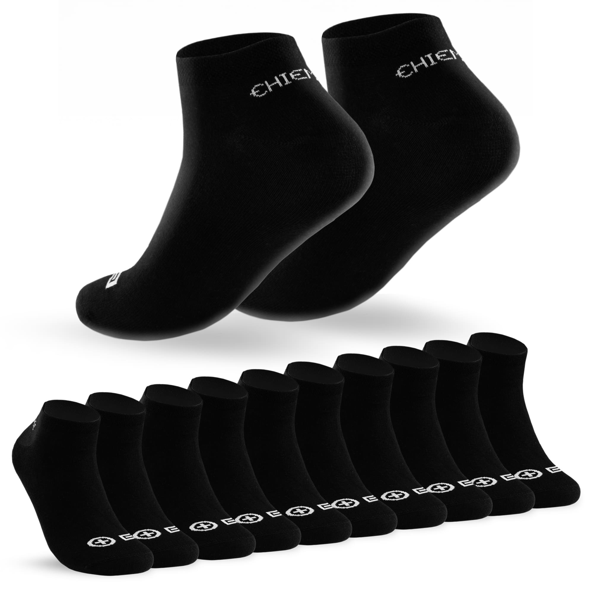 Chiemsee Sneakersocken in schwarz 10er Packung