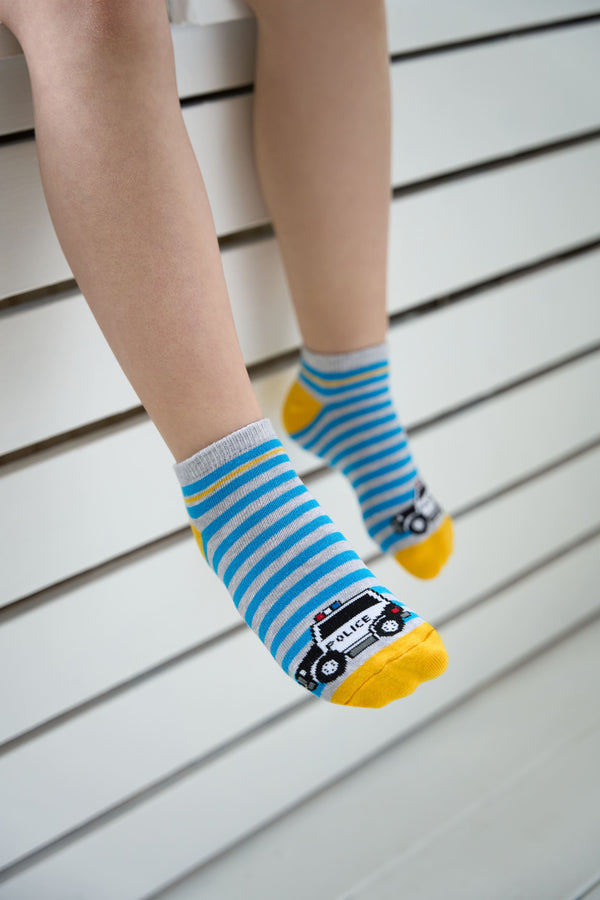 10 Paar Kinder Sneaker Socken Jungen Baumwolle (56566)