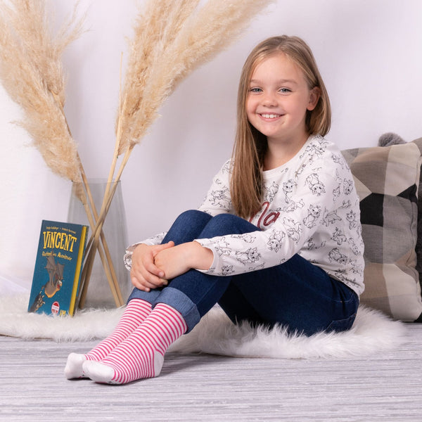 10 Paar Kinder Socken Mädchen Baumwolle (54365)
