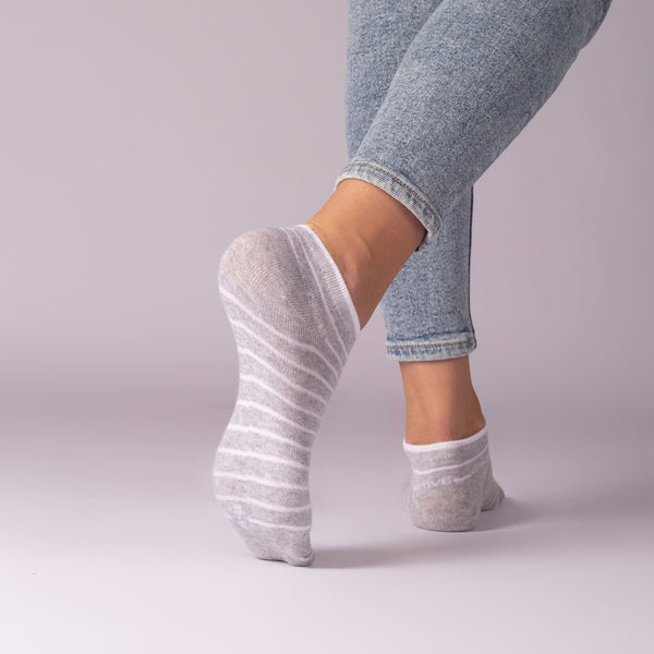 10 Paar Damen Sneaker Socken Mehrfarbig Streifen Punkte Herzen Baumwolle (36844/2)