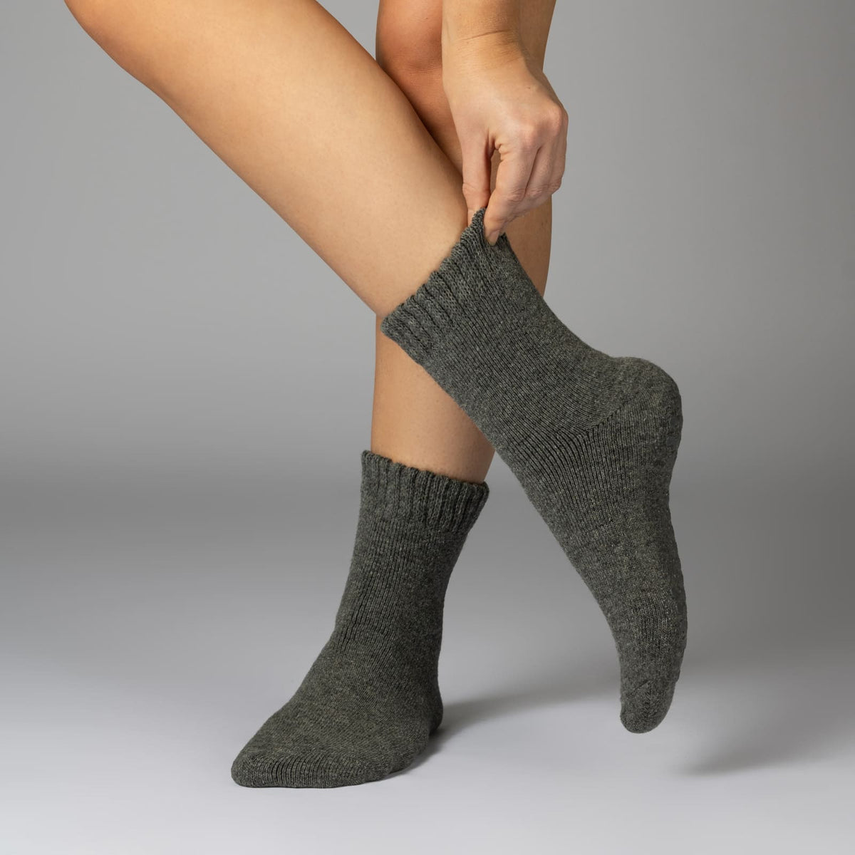 2 | 4 | und – Sockenkauf24 Paar mit Anti Rutsch Socken Wolle Damen ABS 6 Herren