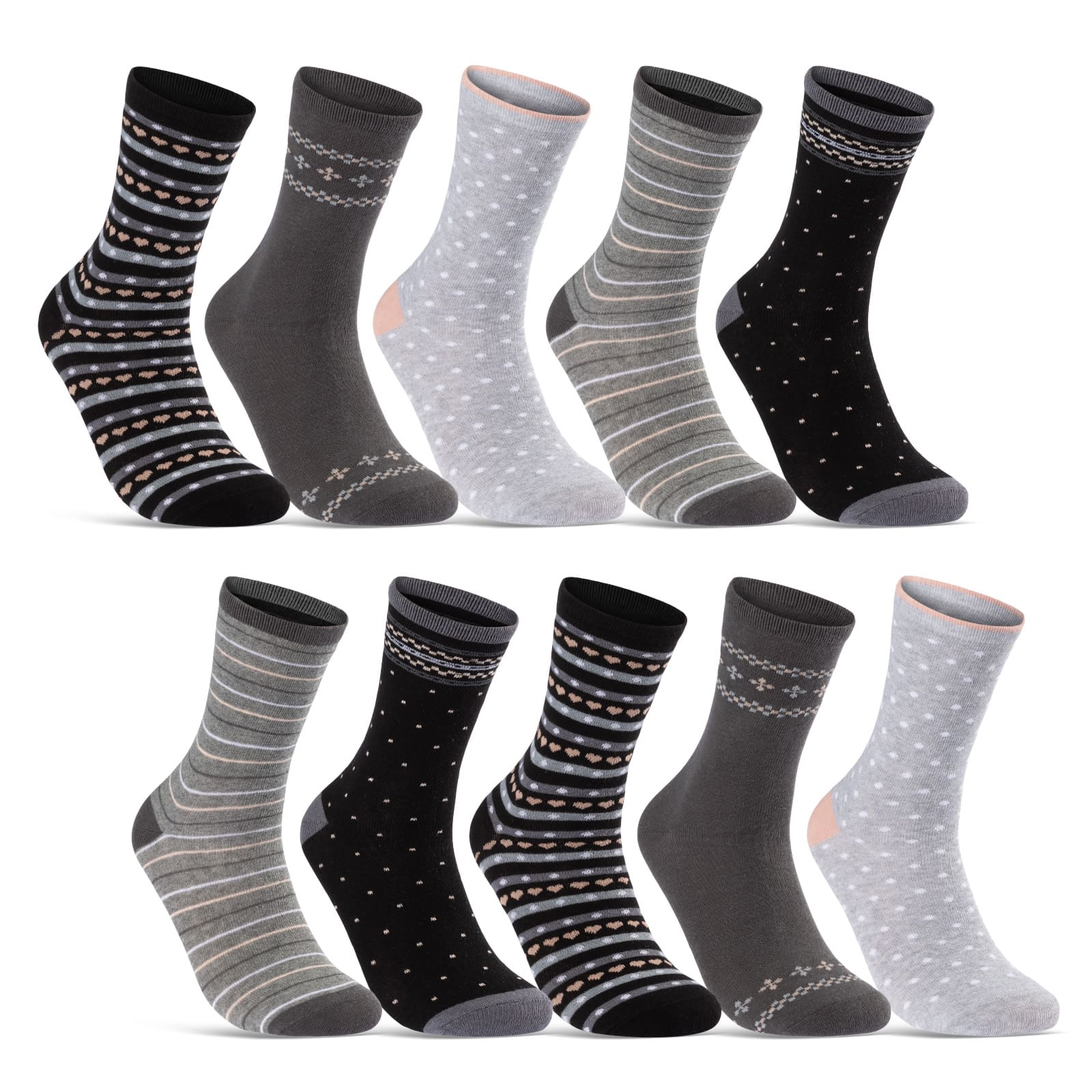 Damen-Socken Mehrfarbig