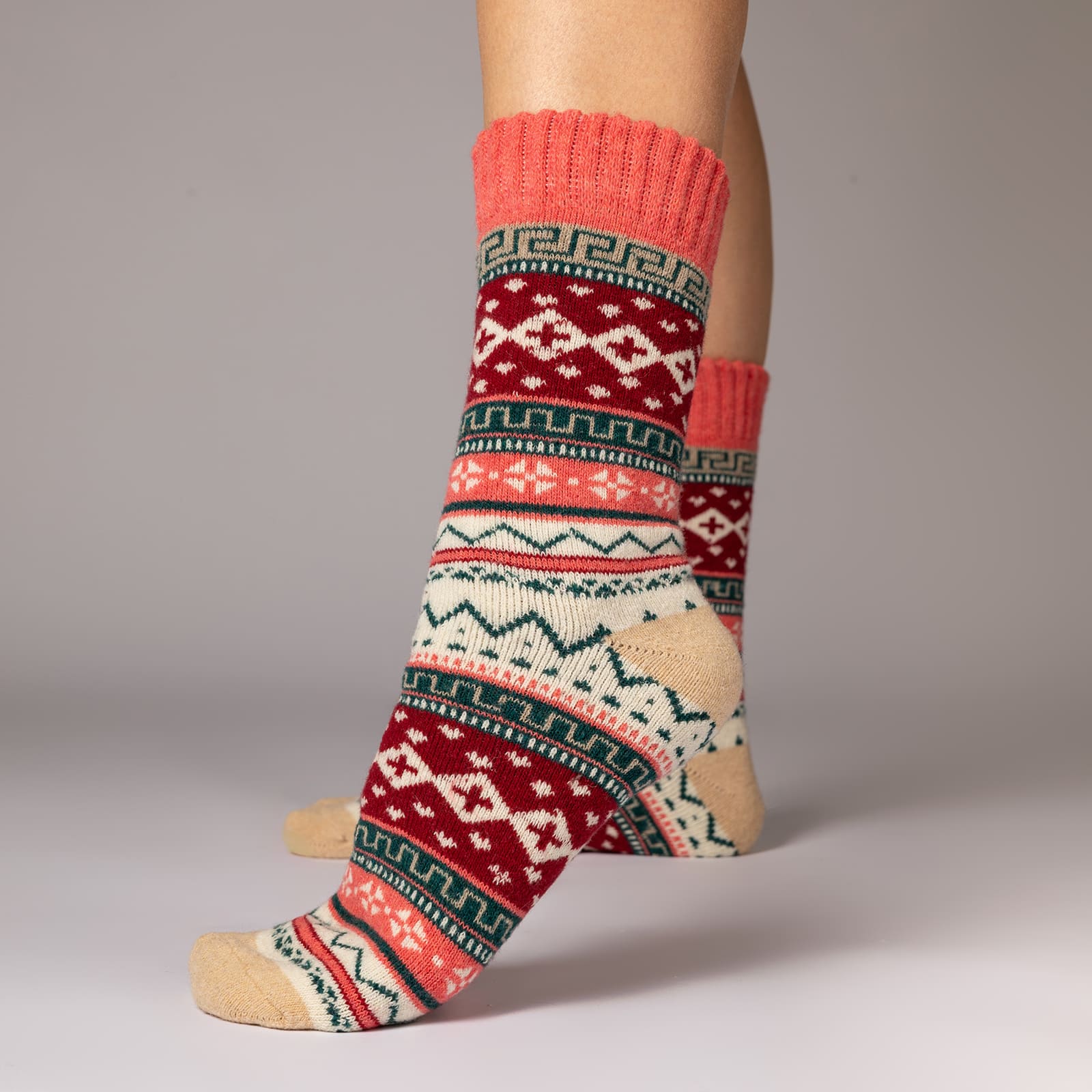 Wollsocken Andenstyle