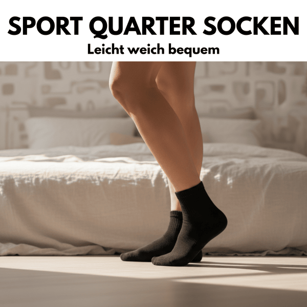 Quarter Tennis- und Sportsocken