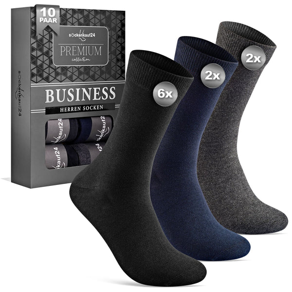 10 Paar Business Premium Socken für Herren (15800)