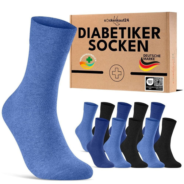 Basic Diabetiker Socken mit Komfortbund