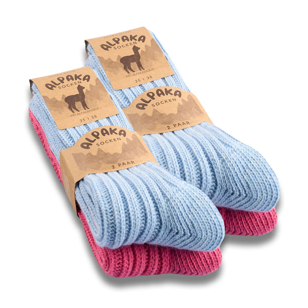 Alpaka Wollsocken