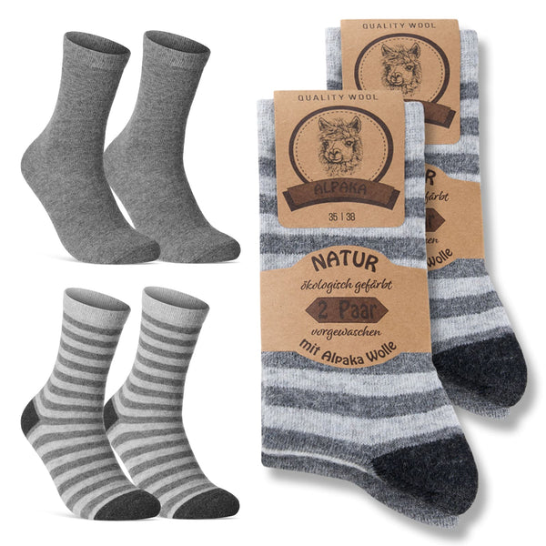 Alpaka Socken aus Wolle