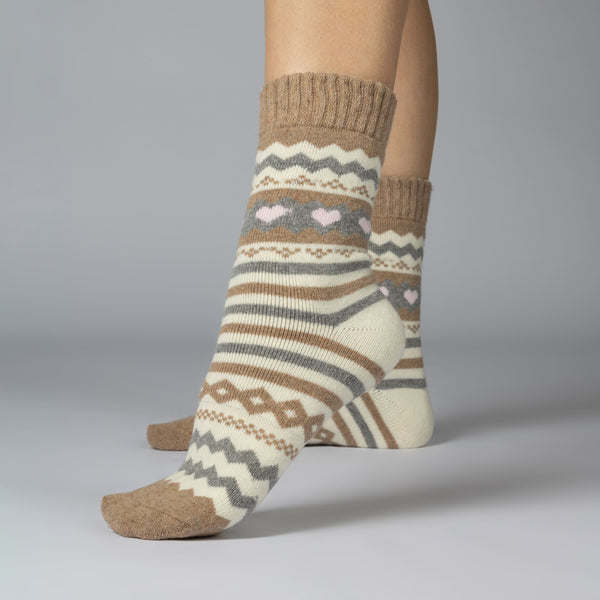 Wintersocken mit Wolle