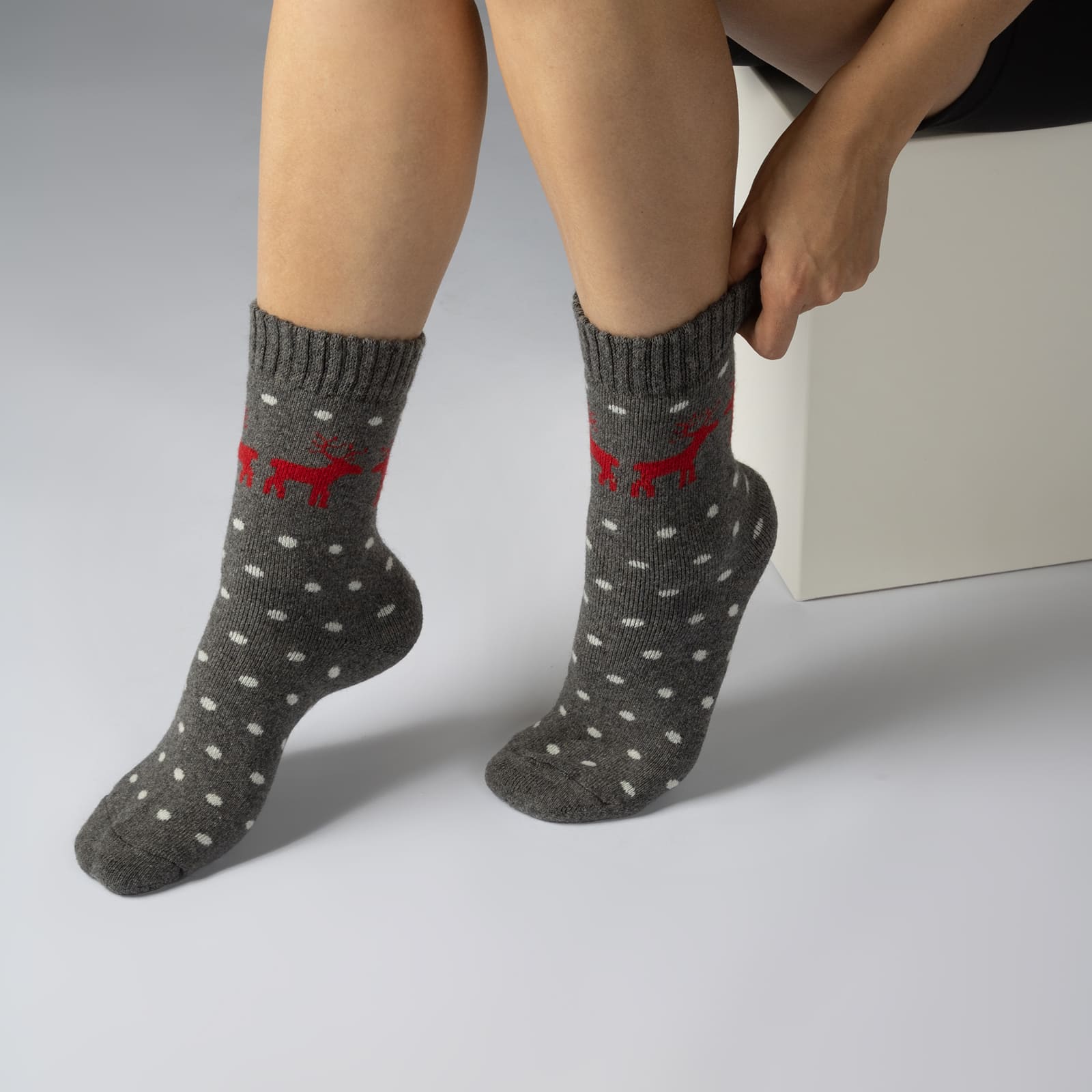 Wintersocken mit Wolle