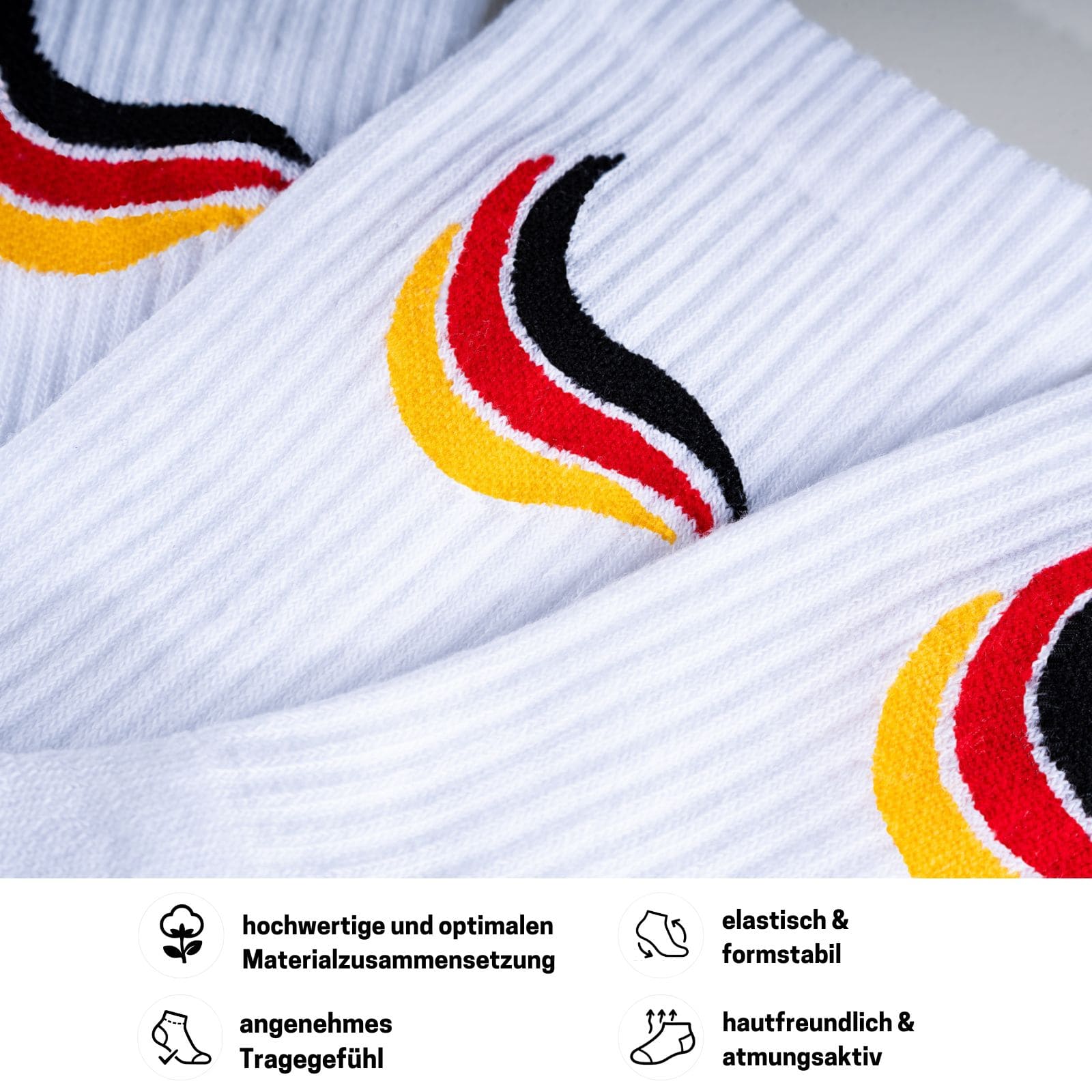 Exclusive Fan-Socken im Deutschlanddesign