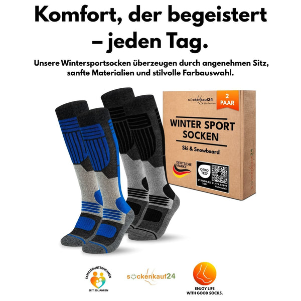 Merino Ski Kniestrümpfe