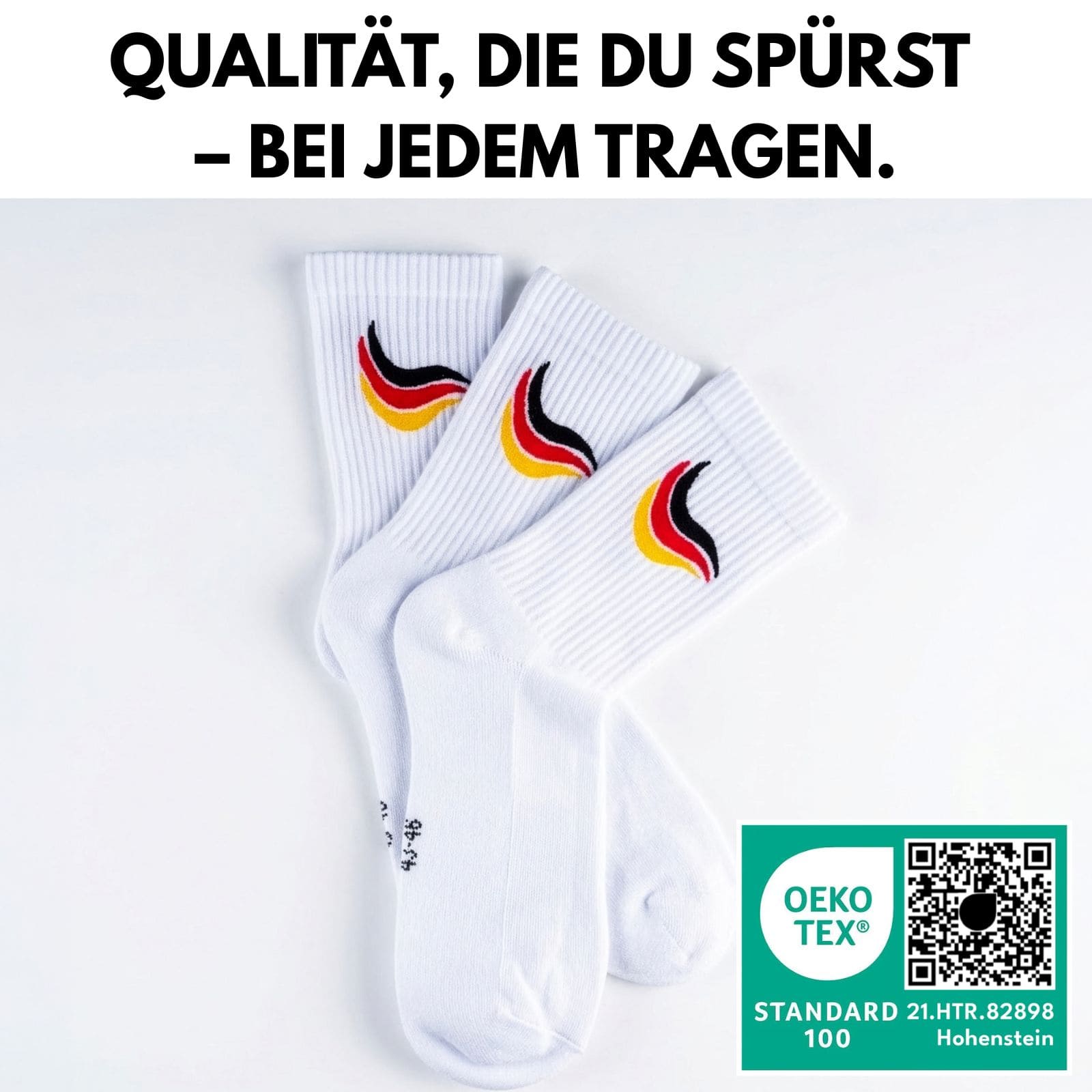 Exclusive Fan-Socken im Deutschlanddesign