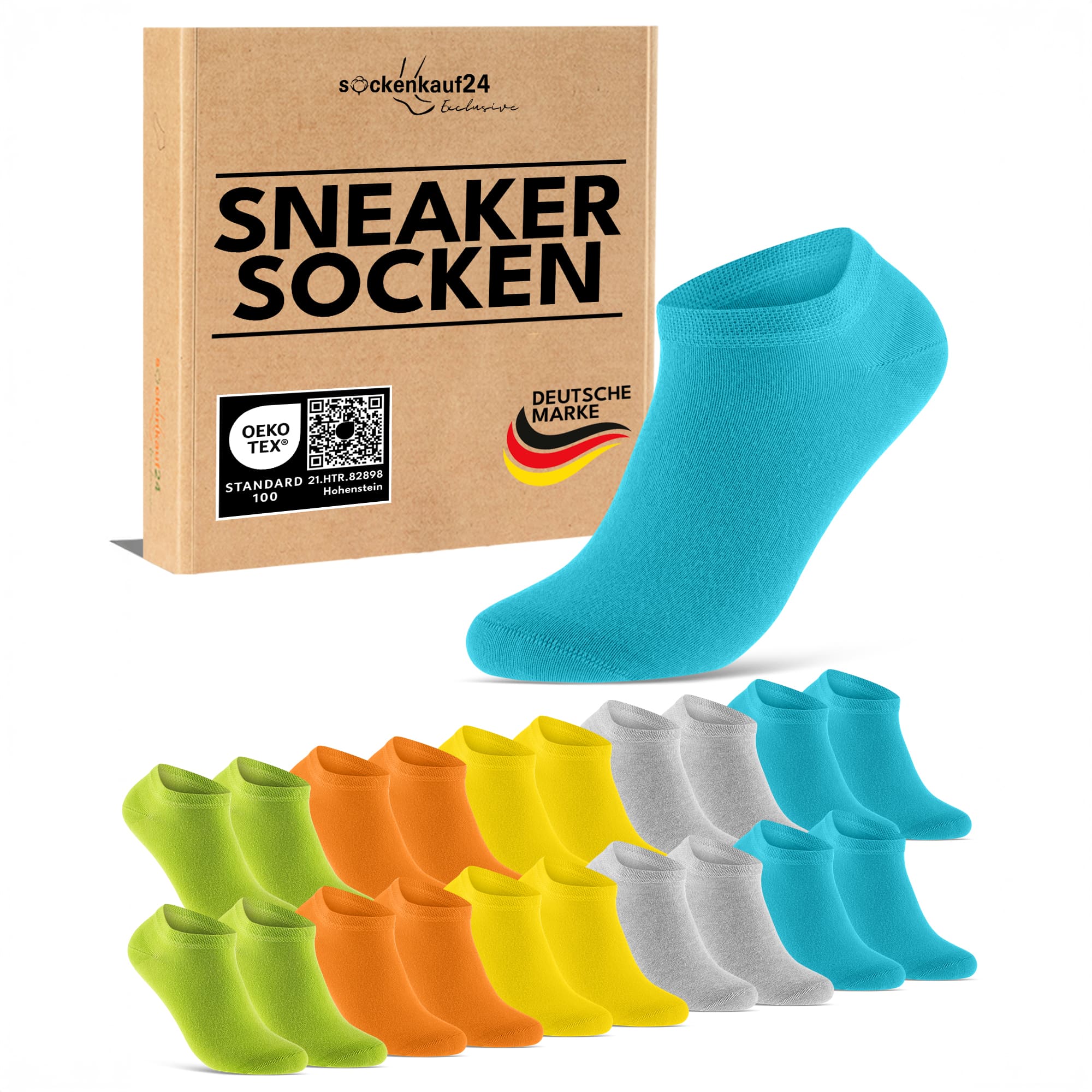 Exclusive Sneaker Socken mit Komfortbund