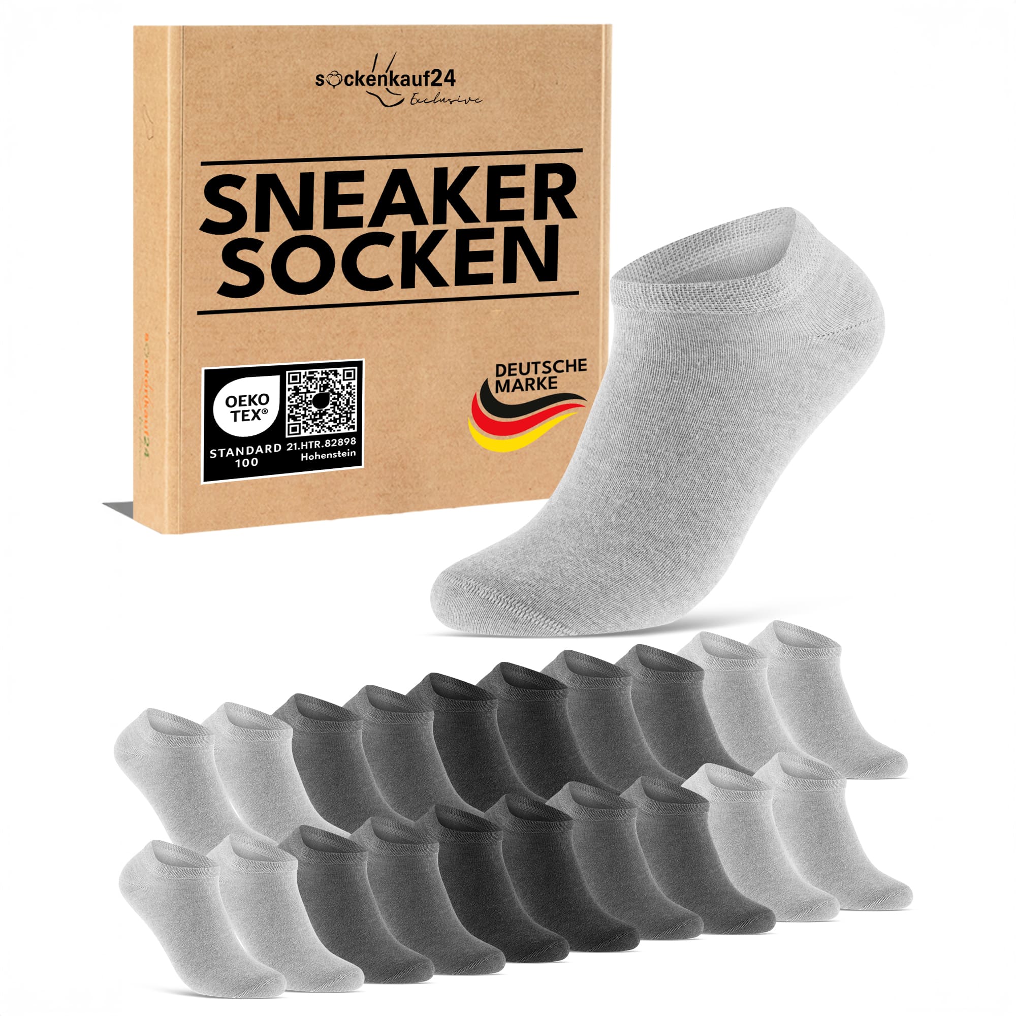 Exclusive Sneaker Socken mit Komfortbund