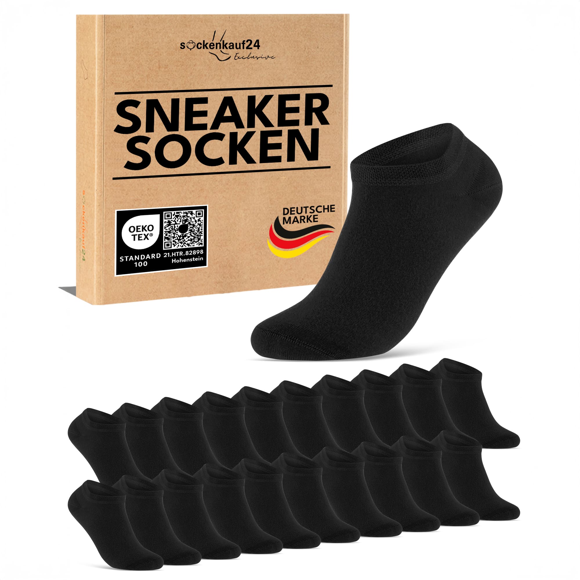 Exclusive Sneaker Socken mit Komfortbund