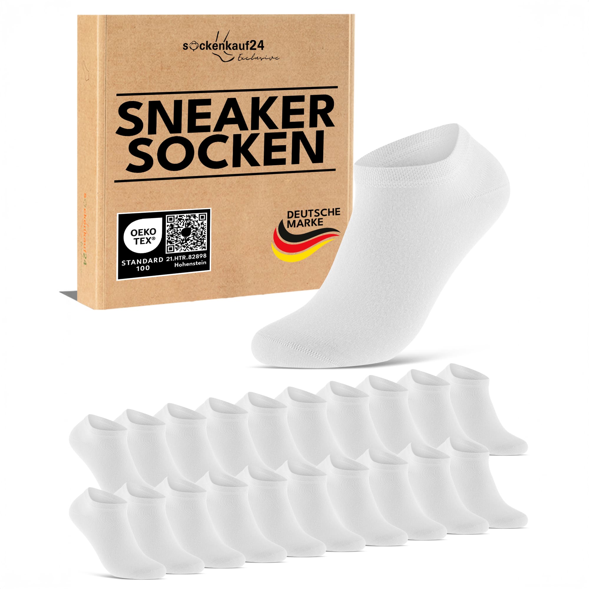 Exclusive Sneaker Socken mit Komfortbund