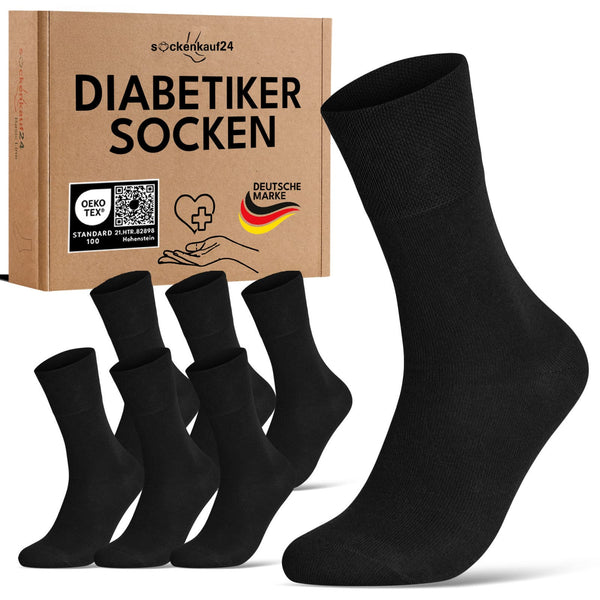 Exclusive Diabetiker Socken mit Komfortbund