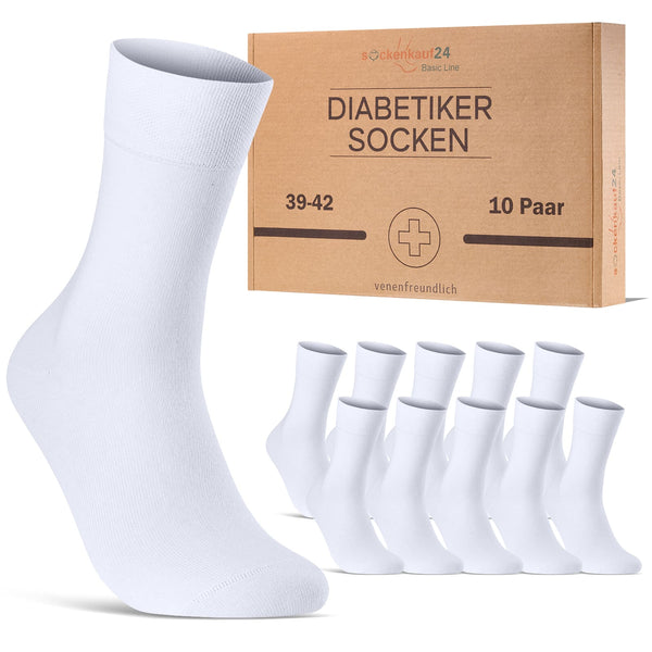 Basic Diabetiker Socken mit Komfortbund