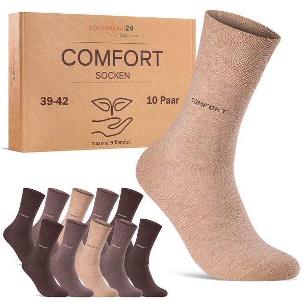 Basic Comfort Socken mit Komfortbund