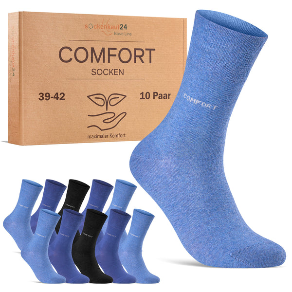 Basic Comfort Socken mit Komfortbund