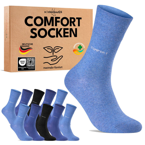 Basic Comfort Socken mit Komfortbund