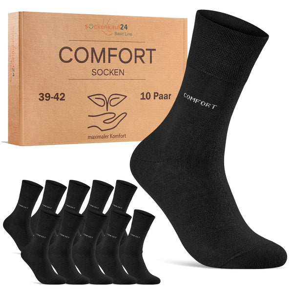 Basic Comfort Socken mit Komfortbund