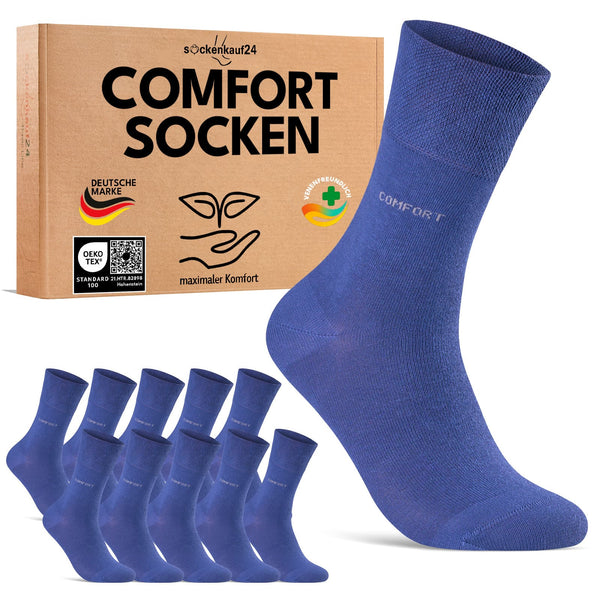 Basic Comfort Socken mit Komfortbund