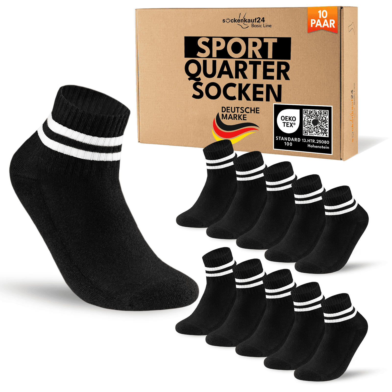 Quarter Tennis- und Sportsocken