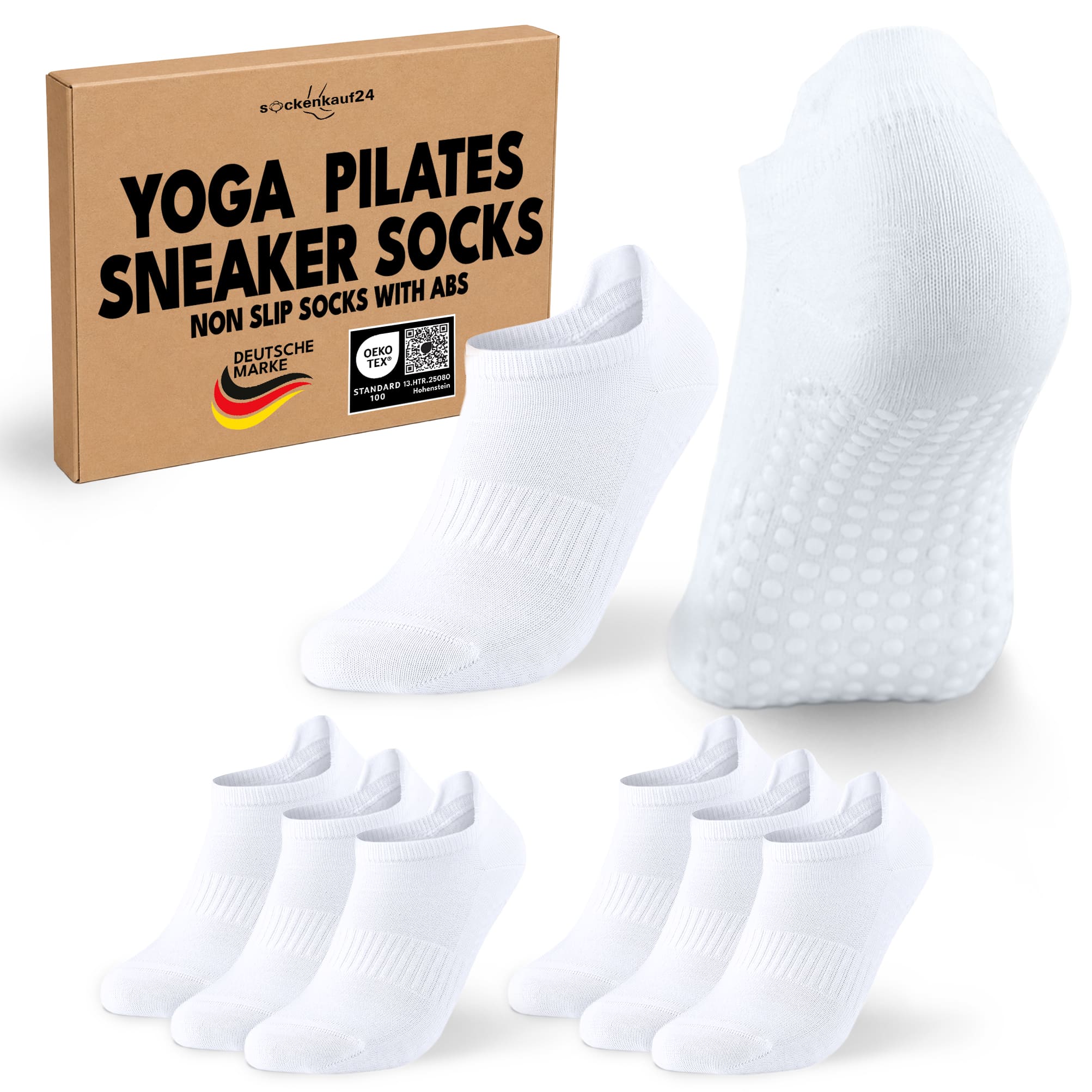 Pilates & Yoga Sneaker Socken