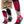 Damen Merino Skisocken 2 Paar Thermo Winter Kniestrümpfe mit Polsterung für Ski und Snowboard