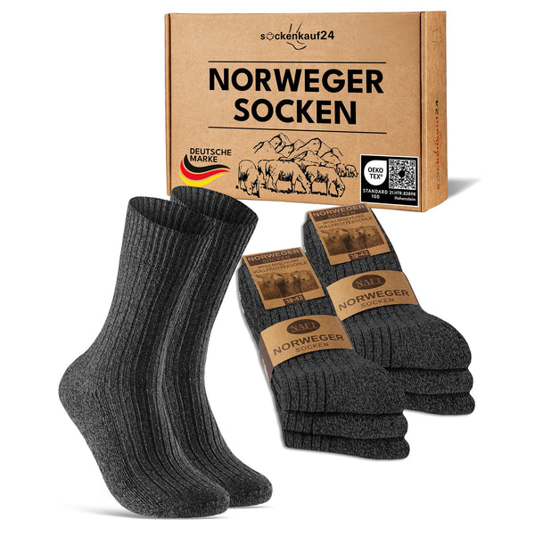 Norweger Wollsocken