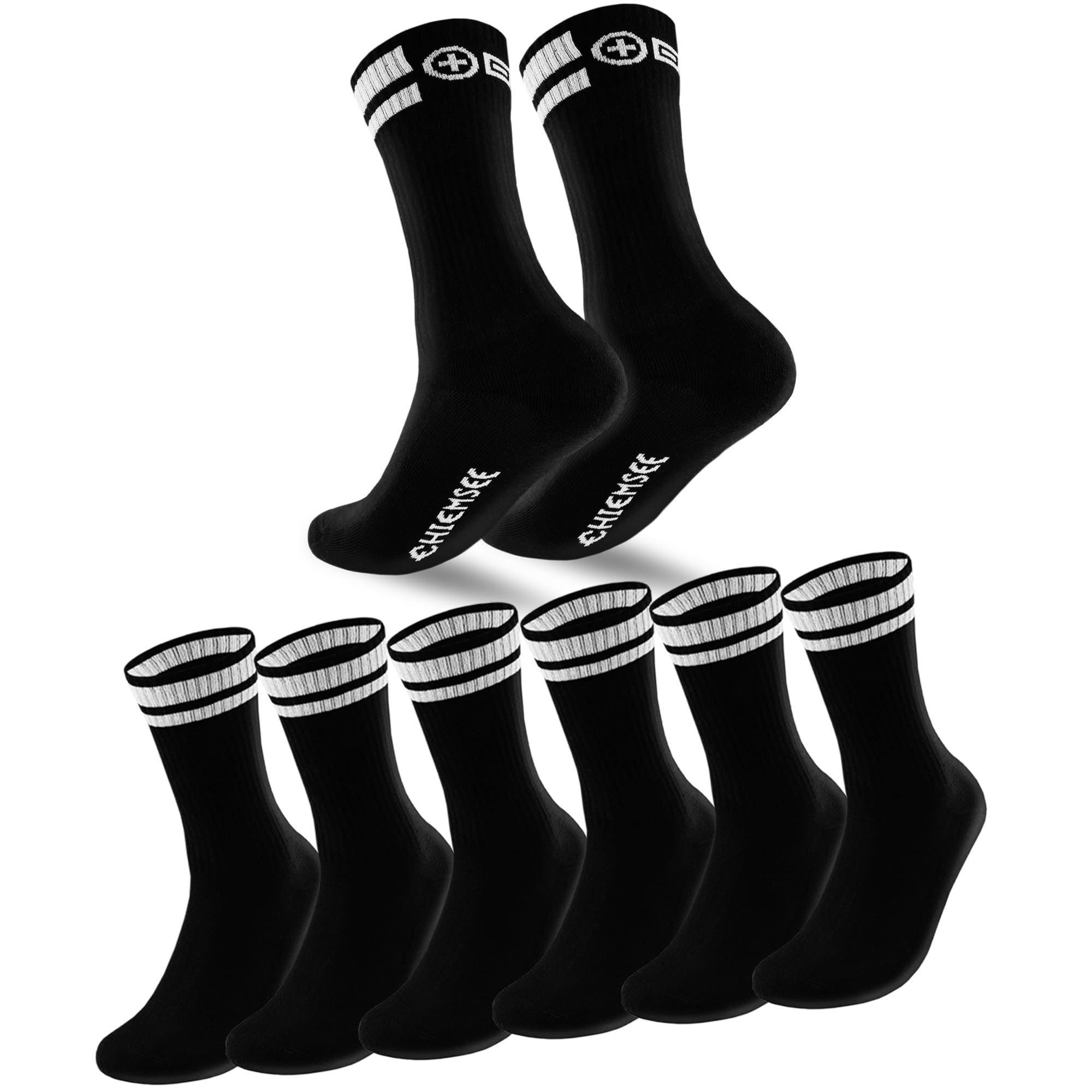Chiemsee Tennissocken in schwarz 6er Packung