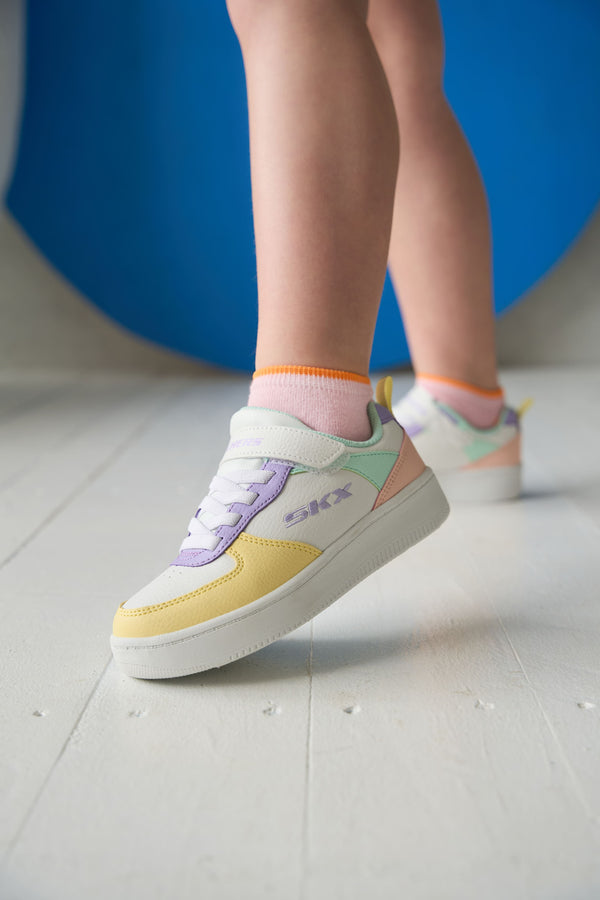 10 Paar Kinder Sneaker Socken Mädchen Baumwolle (56290)