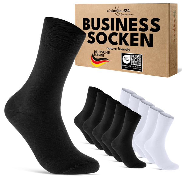 Exclusive Business Socken mit Komfortbund