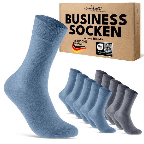 Exclusive Business Socken mit Komfortbund