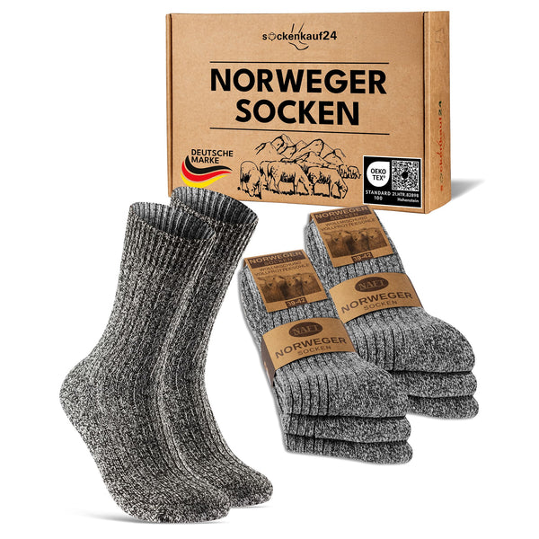Norweger Wollsocken