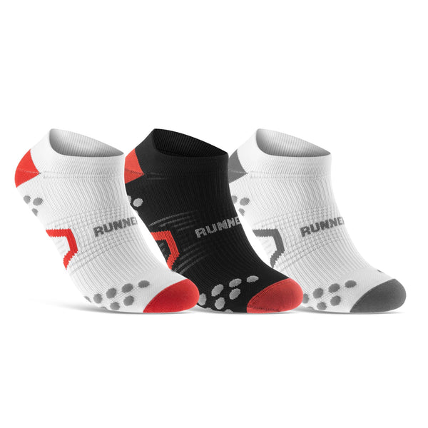 3 Paar kurze Laufsocken Atmungsaktive Running Socks für Herren & Damen (50203P)