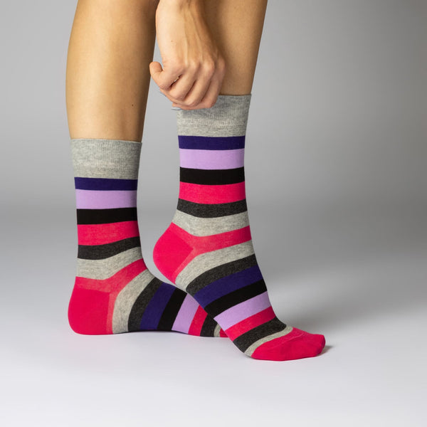 Bunte Ringelsocken