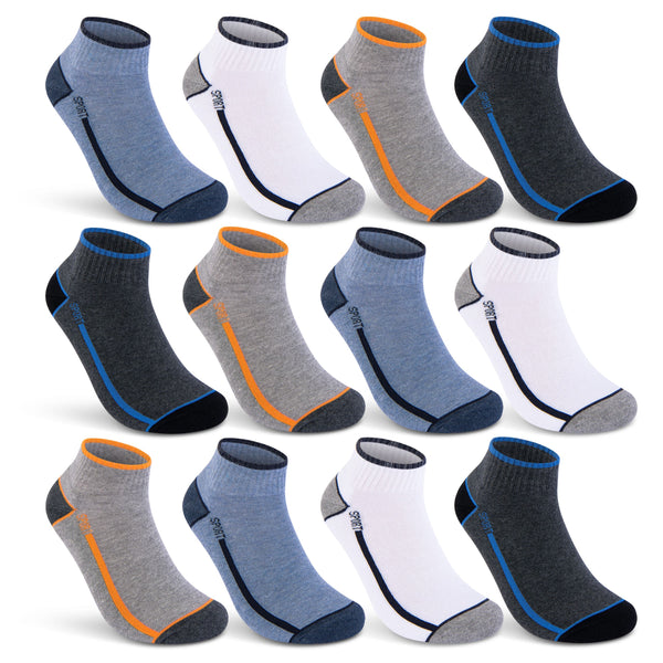 Quarter Sportsocken mit Frotteesohle