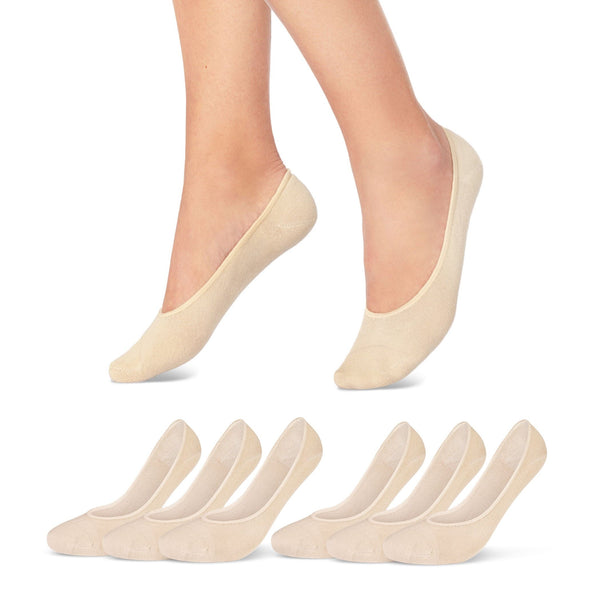 6 Paar Füßlinge Damen Ballerina Socken (39960)