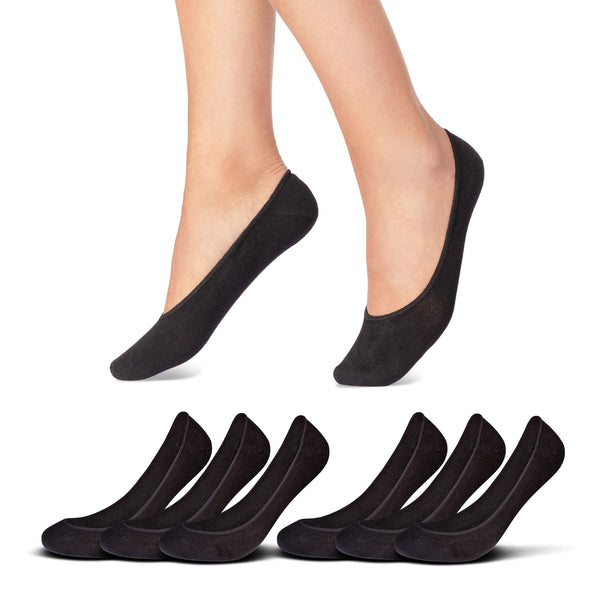 6 Paar Füßlinge Damen Ballerina Socken (39960)