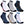 Quarter Sportsocken mit Frotteesohle