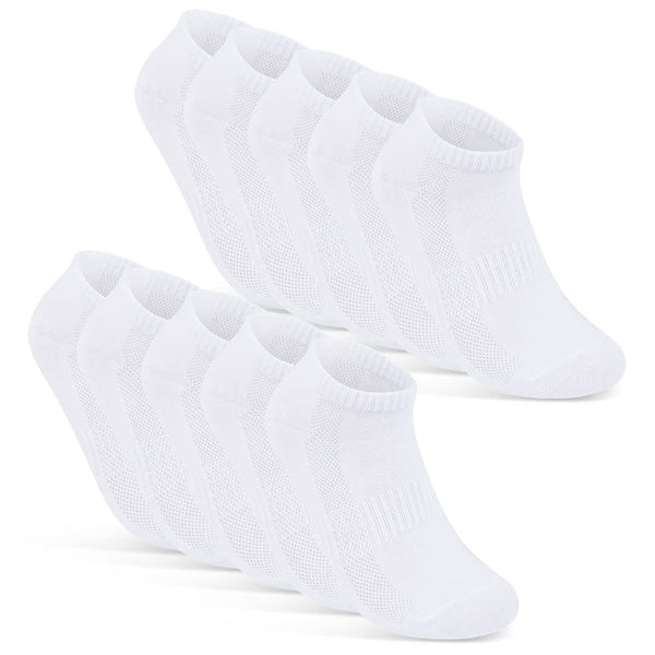 10 Paar Sneaker Socken Atmungsaktiv mit Mesh Damen & Herren (16510)