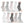 Laden Sie das Bild in den Galerie-Viewer, 10 Paar Damen Socken Mehrfarbig Streifen Punkte Herzen Baumwolle (34911/2)

