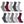 Laden Sie das Bild in den Galerie-Viewer, 10 Paar Damen Socken Mehrfarbig Streifen Punkte Herzen Baumwolle (34974/1)
