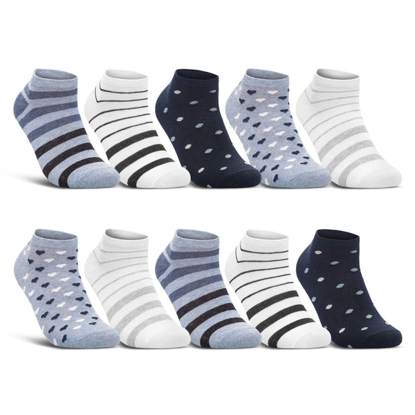 36832 Sneaker Socken Blau Mix